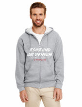 Load image into Gallery viewer, It's Not Hard Just Unfamiliar Zip Hoodie (unisex)